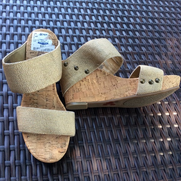 LUCKY BRAND MAGNOLIA CORK WEDGES - Picture 8 of 8